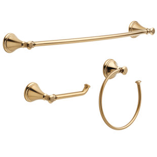 Wayfair | Gold Bathroom Hardware Sets You'll Love in 2022